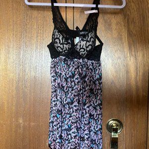 Women's Pink and Black Vest